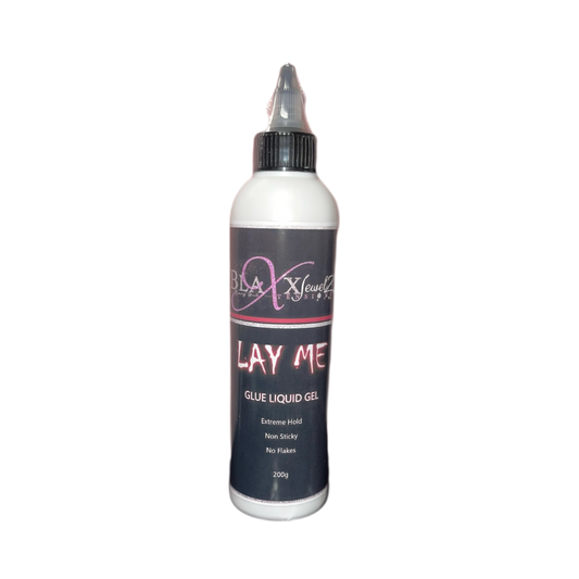 Liquid lay me down glue gel