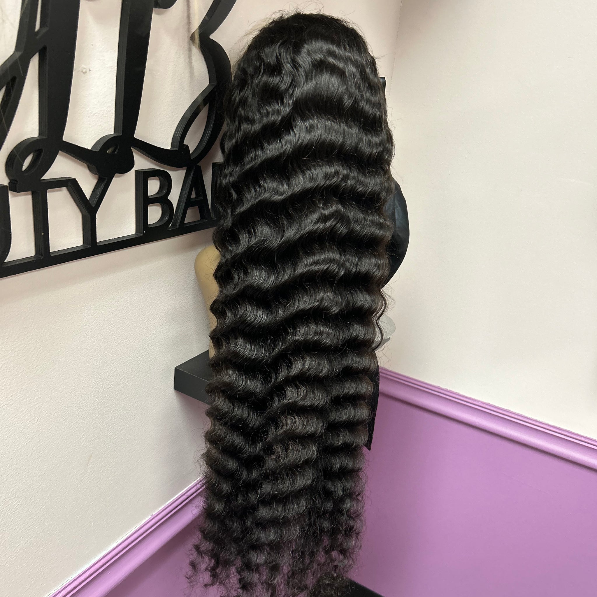 30” deep wave HD frontal wig