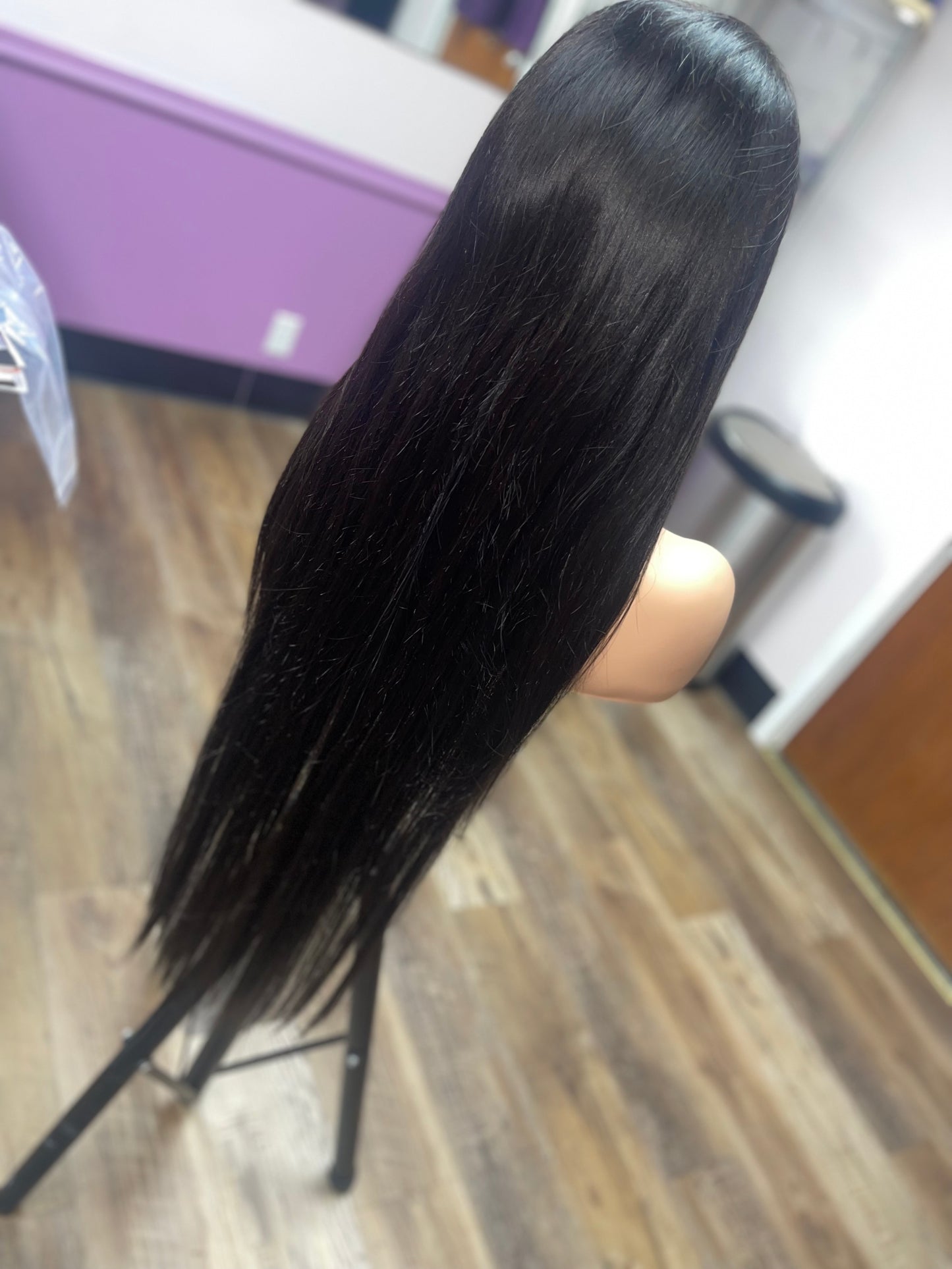 32 inch straight 13x6 frontal wig 180% density